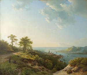 Vista sobre Heidelberg, 1837