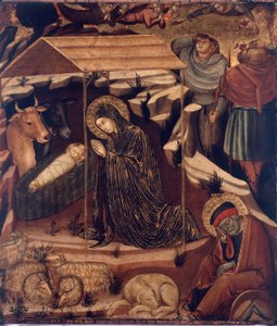 Adoração de pastores, c.1375-79