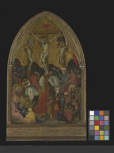 Crucificação (tempera e ouro sobre madeira)