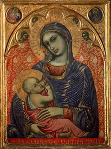 Mary nursing Jesus (Pintura