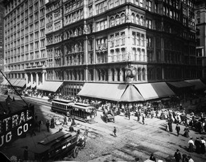 Marshall Field & Company, Chicago, Illinois, EUA, c.1905 (foto a p/b)