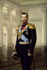 Retrato do Imperador Nicolau II de Baron Ernest Friedrich von Liphart