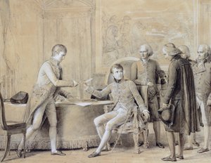 A assinatura da Concordata entre a França e a Santa Sé, 15 de julho de 1801 de Baron François Pascal Simon Gérard