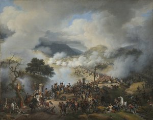 Francês: Bataille du col de Somo Sierra en Castille, le 30 novembre 1808 Batalha de Somo Sierra, 30 de novembro de 1808