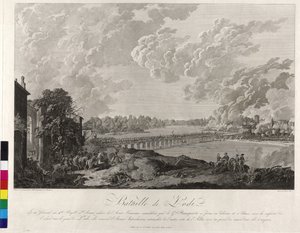 Batalha de Lodi 1796 (gravura em cobre)