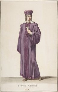 Juiz do Tribunal Penal, c.1798-99 de Baron Pierre-Narcisse Guerin