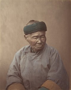 [Retrato de uma velha chinesa], década de 1870.