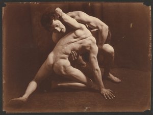 [Lutadores] de Baron Wilhelm von Gloeden