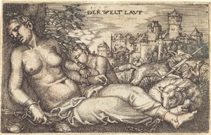 "Der Welt Lavf" (Justiça Adormecida) de Barthel Beham