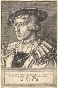 Imperador Fernando I, século XVI. de Barthel Beham