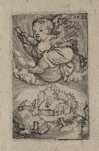 Gênio andando em uma bola de Barthel Beham