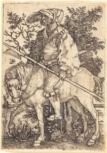Alabardeiro a cavalo de Barthel Beham