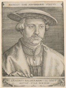 Retrato do doutor Erasmus Baldermann de Barthel Beham