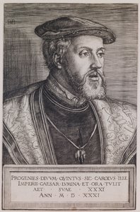 Retrato de Charles Quint de Barthel Beham