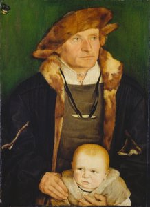 Retrato de Hans Urmiller e do seu filho