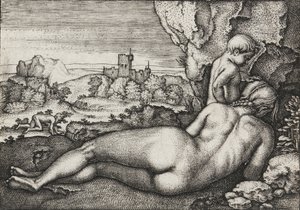 A penitência de São João Crisóstomo de Barthel Beham