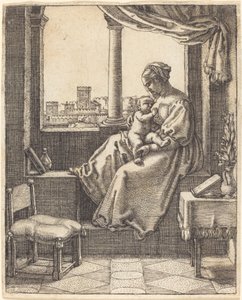 Virgem na janela de Barthel Beham