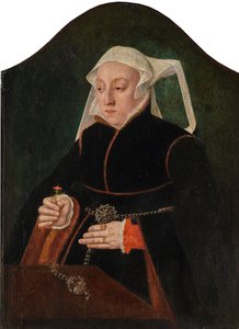 Retrato feminino. de Bartholomäus Bruyn