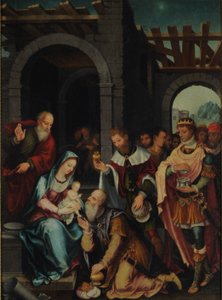 Adoração dos Magos de Bartholomaeus Bruyn the Elder