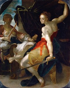 Alegoria da Justiça e da Prudência de Bartholomaeus Spranger