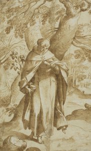 São Domingos Leitura, c.1573 de Bartholomaeus Spranger