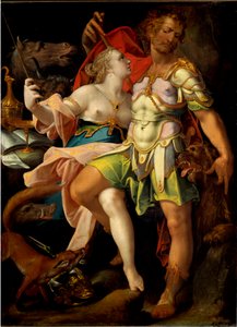 Ulisses e Circe the magician (pintura de Bartholomaeus Spranger