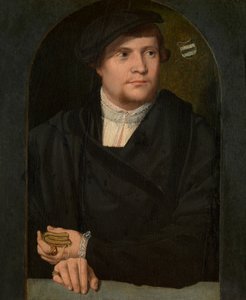 Retrato de um homem (óleo sobre painel)