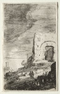 As Termas de Caracala de Bartholomeus Breenberg