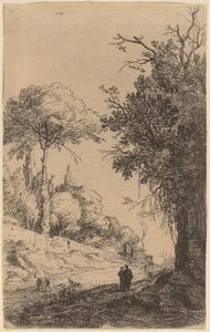 Parte da Via Flaminia de Bartholomeus Breenbergh