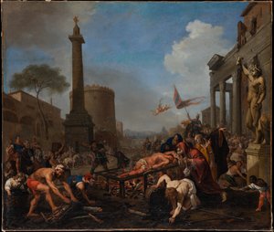 O martírio de São Lourenço de Bartholomeus Breenbergh