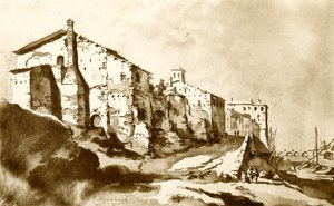 O Ripa Grande em Roma de Bartholomeus Breenbergh