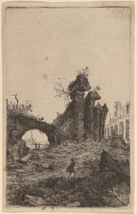 As ruínas do Coliseu de Bartholomeus Breenbergh