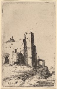 A cidade de Leoni, perto de Frascati de Bartholomeus Breenbergh