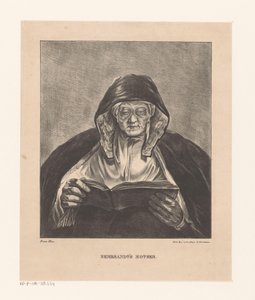 Retrato de uma leitura de uma mulher idosa
A mãe de Rembrandt (título sobre o objecto)