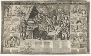 Julgamento do Conde Guilherme III sobre o oficial de justiça da Holanda do Sul, 1336
Iustiti over den baeliuw van Zuyt-Hollant, de William the Good, conde de Hollandt, etc. (título sobre o objecto) de Bartholomeus Willemsz. Dolendo (signed by artist)