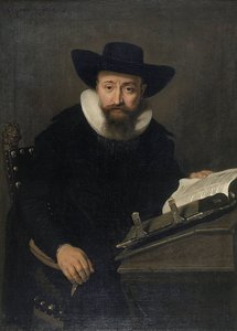 Retrato de um homem desconhecido, provavelmente um ministro protestante de Bartholomeus van der Helst