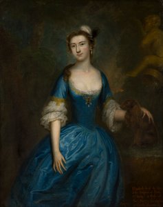 Retrato de Elizabeth Simpson, Lady Bridgeman (1735-1806), c.1753-55 (óleo sobre tela)