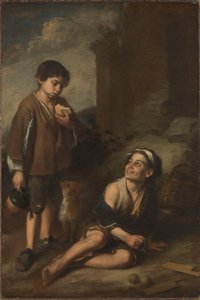 Dois meninos camponeses de Bartolomé Esteban Murillo