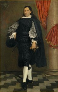 Retrato de um cavalheiro, com 34 anos, presumivelmente membro da família Ostigliani de Bartolomé Esteban Murillo