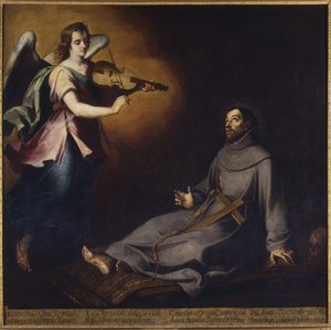São Francisco de Assis em êxtase, c. 1646 de Bartolomé Esteban Murillo