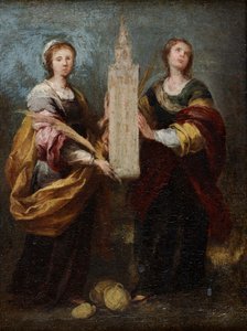Santos Justa e Rufina, ca 1665 de Bartolomé Esteban Murillo