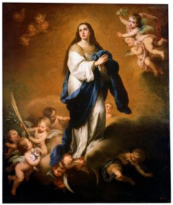 A Assunção da Bem-Aventurada Virgem Maria, entre 1645 e 1655. de Bartolomé Esteban Murillo