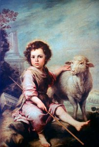 O Bom Pastor, c1650 de Bartolomé Esteban Murillo