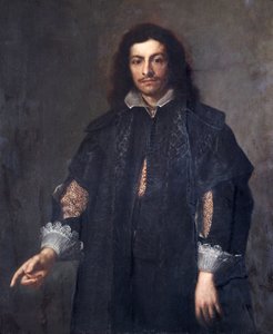 Um Homem Desconhecido, meados dos anos 1650 (óleo sobre tela) de Bartolomé Esteban Murillo