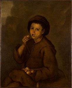 Rapaz a comer pêssegos de Bartolomé Esteban Murillo