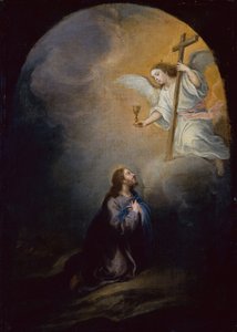 Cristo no Jardim das Oliveiras (óleo sobre tela) de Bartolomé Esteban Murillo