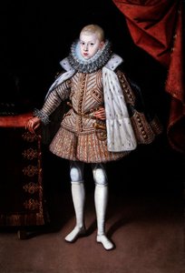 Um Retrato do Infante Dom Fernando de Áustria (óleo sobre tela) de Bartolome Gonzalez