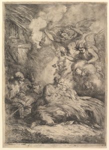A Natividade com Anjos, 1650-57.