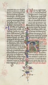 Missale: Fol. 387v: Morte representada como um esqueleto com uma foice, 1469.