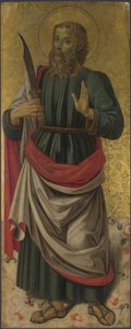 São Bartolomeu from Altarpiece: The Virgin and Child with Saints, ca 1475